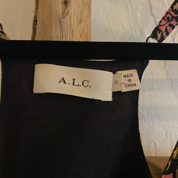 ALC Brown and Pink Sleeveless Maxi Sundress - Picture 7 of 11